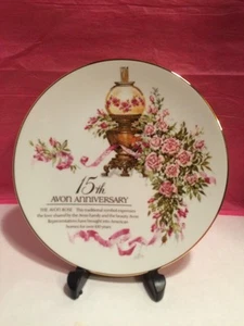 Plato Coleccionista Avon Roses 15 Aniversario - Imagen 1 de 3