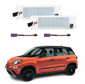 Plafoniere Placchette Luci Targa a Led Specifiche Per Fiat 500L (351,352) - Foto 1 di 5