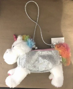 Girl's Unicorn Purse Capelli Silver Sparkle Handbag NEW - Picture 1 of 8