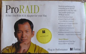 Adaptador Formac ProRAID RAID PCI PCI 16 bits ultra ancho SCSI sistema Mac 7.6 PDAC10-1 - Imagen 1 de 8