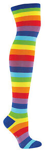 Sock It To Me Women's Over the Knee Socks - Super Juicy Striped (UK 3-8)