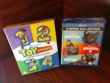 Toy Story 4 Movie Collection + How to train your dragon Trilogy (Blu-ray) NEW!