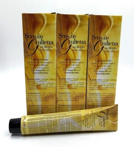 Sensus Giulietta Permanente Haarfarbe Argan Oil 100ml verschiedene Nuancen F78 - Picture 1 of 2