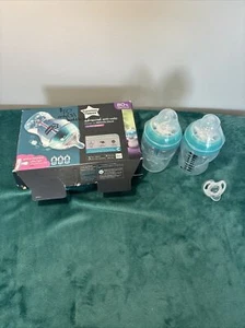Tommee Tippee Advanced Anti Colic Newborn Baby Bottle Set 2 Count 9oz  0m+ - Picture 1 of 4