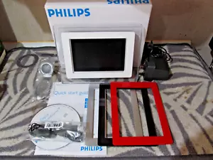 Phillips Digital Photo Frame 7FF1M4/05 7" Digital Picture Frame, Boxed, Complete - Picture 1 of 11