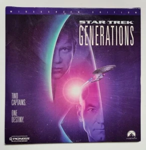 Star Trek Generations - Laserdisc LD - 1995 Wide Screen Edition - Imagen 1 de 4