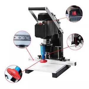 Portable Hinge Drill Hole Punching Machine Woodworking Drill Borer Puncher 1100W - Picture 1 of 6