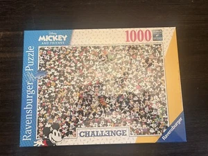 New!! Disney Mickey Mouse Challenge 1000 Piece Jigsaw Puzzle Ravensburger - Picture 1 of 3
