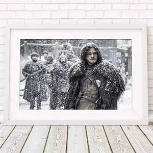 GAME OF THRONES - Jon Snow Poster Picture Print Sizes A5 to A0 **FREE DELIVERY** - Picture 1 of 14