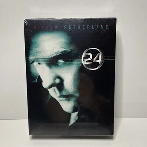 7 DVD Set Kiefer Sutherland- 24 TV Series Complete Season 3- NEW SEALED - Bild 1 von 4