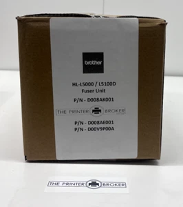 Brother Unidad De Fusión Para HL-L5000 HL-L5100D D008AE001 D008AK001 D00V9P00A - Zdjęcie 1 z 10