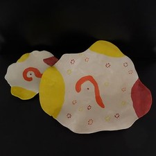2 Pezzi Unico IN Ceramica Arte Contemporaneo