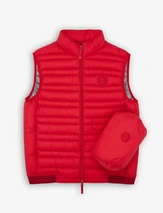 ARMANI EXCHANGE Men's A|X LOGO Quilted Packable Down Puffer Vest with TOTE SZ.L - Picture 1 of 10