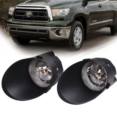 Faros antiniebla de parachoques con bisel Fit 2007-2013 Toyota Tundra 2008-2011 Sequoia Foto 1 de 4
