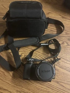 Nikon Coolpix L100 Black 15x Zoom Digital Camera (Tested) free shipping has 2 gb - Picture 1 of 11