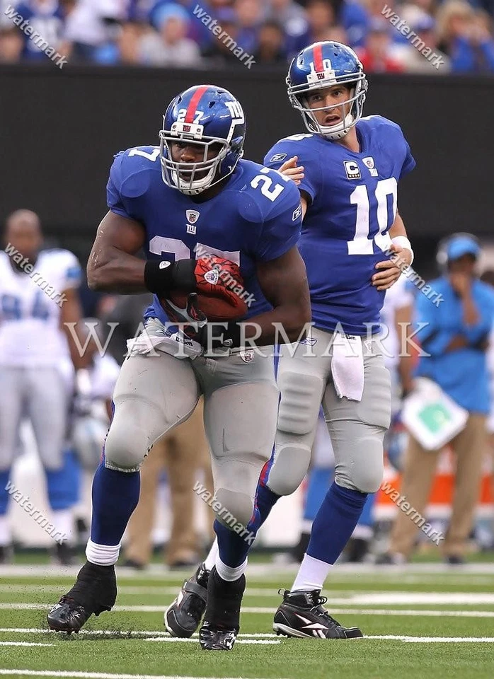 Foto EN953 Eli Manning Giants - Brandon Jacobs 8x10 11x14 16x20 Foto 1 de 1