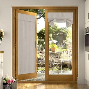 French Door Curtains for Window, Blackout Privacy Curtains for Kitchen, Farmh... - Picture 1 of 6