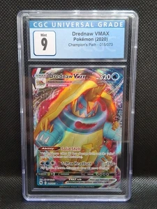 CGC 9 Drednaw Pokemon SWSH Champions Path 015 VMAX 2020 - Imagen 1 de 3