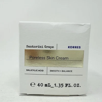 Crema para la piel sin poros de uva Korres Santorini 40 ml TOTALMENTE NUEVA EN CAJA SELLADA Foto 1 de 4
