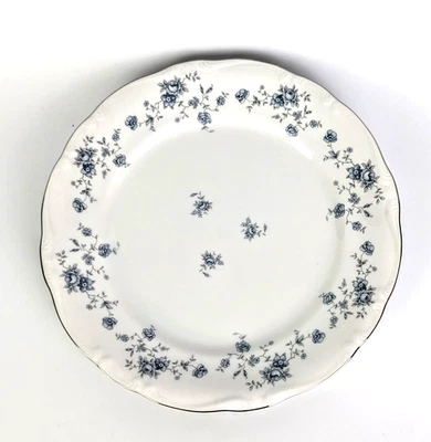Guirnalda azul Johann Haviland blanco delicado azul motivo floral platos de cena de 10" Foto 1 de 3