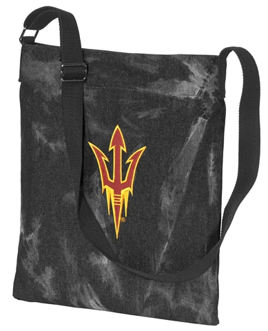 Arizona State Crossbody Bag ASU Tote Bag Purse - DYED CANVAS! Cover