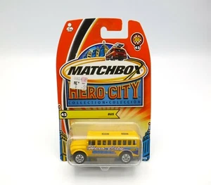 Matchbox HERO-CITY SuperFast no: 42 US WAYNE HERO CITY SCHOOL BUS MOC - Picture 1 of 7