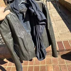 BCBG Maxazria Leather jacket Large - Picture 1 of 18