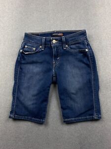 Levi's Juniors' Size 3 w24 Blue Denim Red Tab Bermuda Shorts
