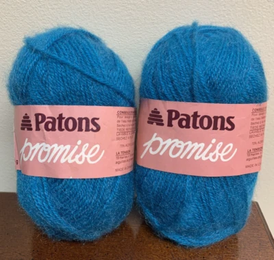 Nuevo Lote de 2 Hilos Paton's Promise Turquesa Azul Teal # 8006 Madeja Foto 1 de 4