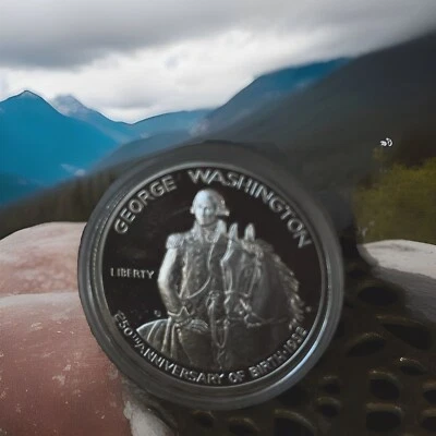 1982-S George Washington Commemorative Half Dollar PROOF - Image 1 of 2