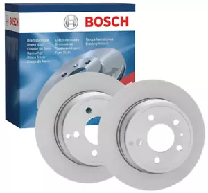 2x Bosch Brake Discs Set Rear Ø 11 13/16in for Citroën Fiat Opel Peugeot Boxer - Picture 1 of 2