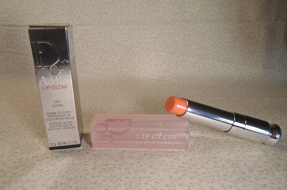 Christian Dior Addict Lip Glow Reviving Lip Balm 004 Coral 0.11oz/3.2g
