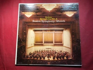 P2-36 BRAHMS Symphony No.4 ... BOSTON SYMPHONY - RECORD - CLASSICAL - Picture 1 of 8