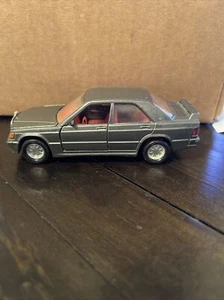 VINTAGE MATCHBOX SUPER KINGS 1985 MERCEDES BENZ 190E dark gray - Picture 1 of 12