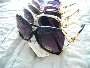 Damen Sonnenbrille schöne übergroße offene Seite Damensonnenbrille DE5100 SALE - Bild 1 von 16