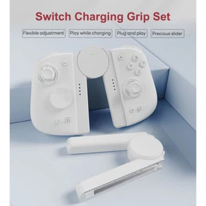Controller Charging Grip for Switch Joy-Con Controllers Charging Dock Grip Stand - Picture 1 of 13
