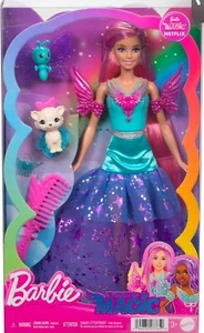 Barbie A Touch of Magic Puppe und 2 Haustiere Spielset Malibu NEU - Bild 1 von 6