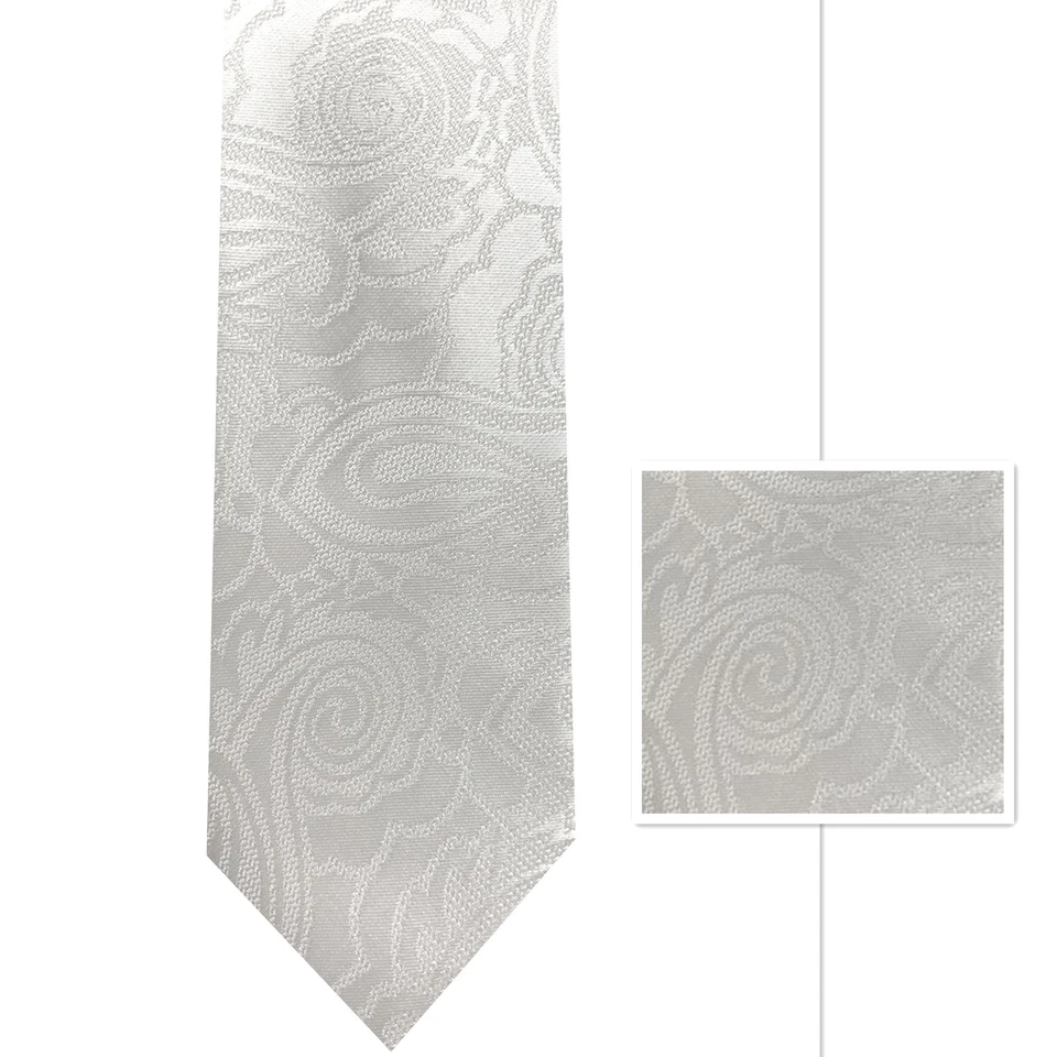 2.75" Delgado Láser Impreso Paisley CUELLO CORBATA Y PAÑUELO CONJUNTO FIESTA BODA PROM Foto 1 de 1