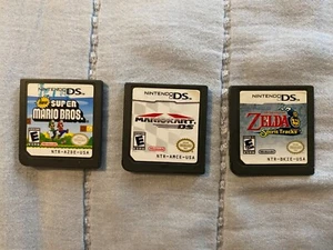 Nintendo DS games - Cartridges only New Mario Bros Mario Kart Spirit Tracks - Picture 1 of 1