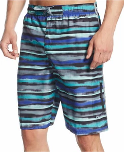 NEW NIKE VAPOR GLOW VOLLEY SHEDS WATER BLUE CARGO BOARD SWIM TRUNK SHORTS S - Picture 1 of 1