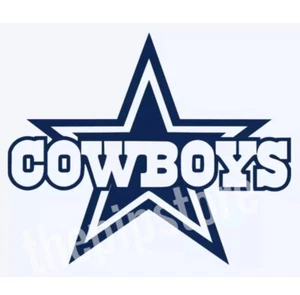 Dallas Cowboys Decal NFL Yeti Skateboard Window Bumper Sticker 4.5”Vinyl UV coat - Picture 1 of 1