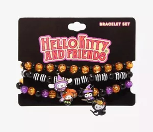 Neu Hello Kitty and Friends Halloween Kostüm Perlen Armband Set Offiziell Sanrio - Bild 1 von 3