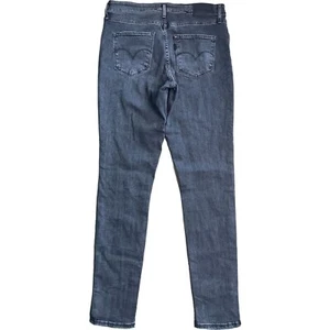 Levis 721 High Rise Skinny Jeans Stretch Damen Etikett 28 x 28 Schrittlänge verwaschen schwarz - Bild 1 von 15