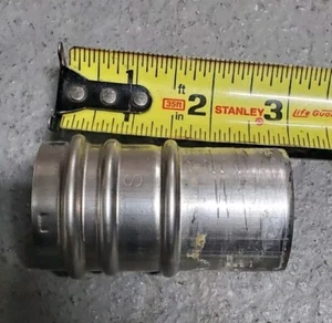 Toyostove o Monitor Calentador 3" Adaptador de Escape Tubo de Extensión Macho Hembra - Imagen 1 de 3