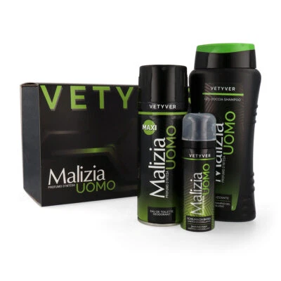 MALIZIA UOMO VETYVER Beauty Set