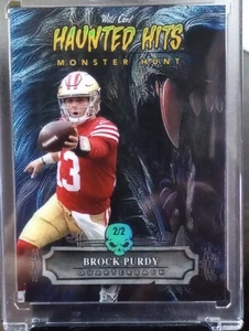 San Francisco 49ers 💥 Brock Purdy 💥#'d 2/2 Haunted Hits 2024 Werewolf - Picture 1 of 3