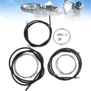 Motorcycle Bike Cable Kit Clutch Cable Brake Line Cable Throttle Cable Assembly - Foto 1 di 8