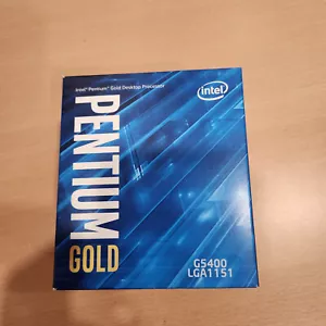 Intel Pentium G5400 3.7GHz Desktop Cpu 4MB 54W LGA1151 Dual-Core NEW in box - Picture 1 of 1