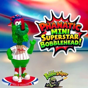 PHILLIE PHANATIC Philadelphia Phillies Mascot "Mini Superstar" MLB Bobblehead - Picture 1 of 9