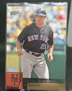 2009 Upper Deck Daniel Murphy RC Rookie Card #240 SHARP MINT METS 1° anno carta - Foto 1 di 3